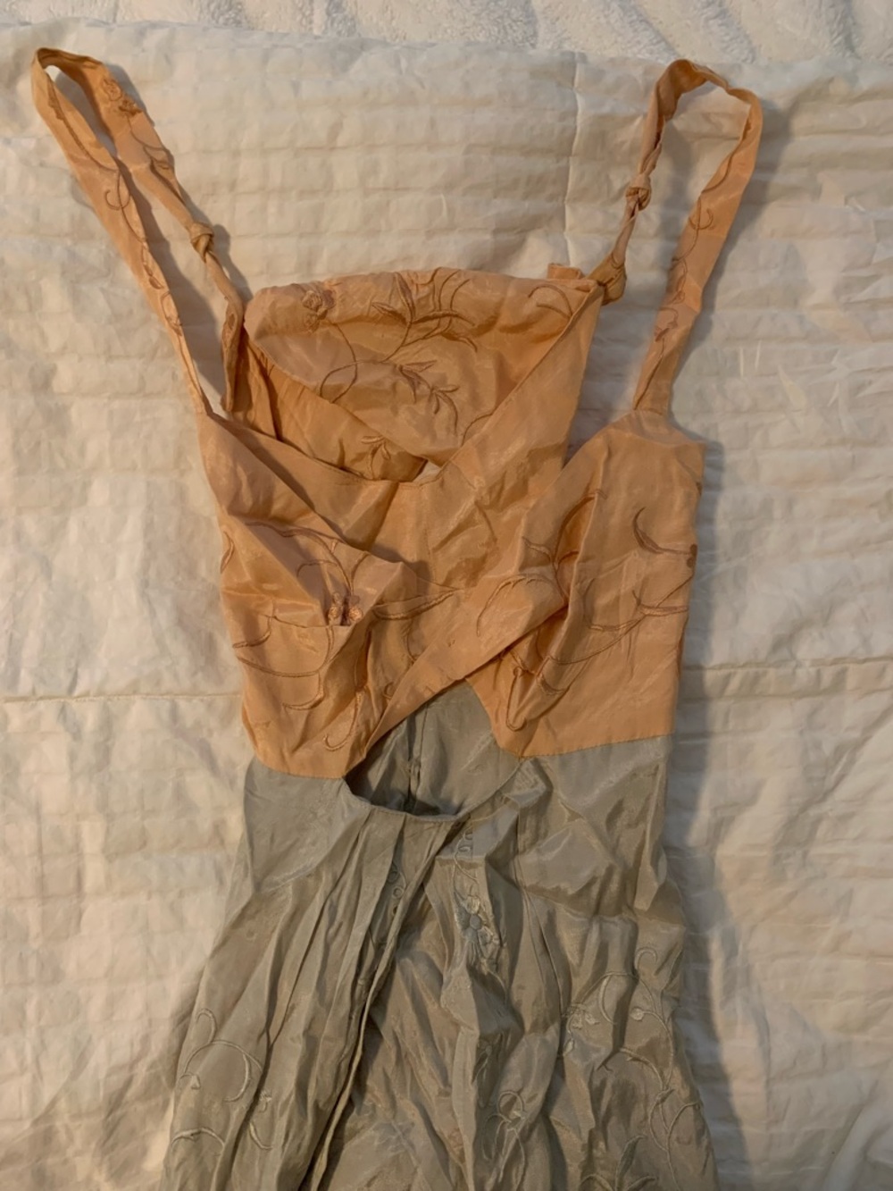 Free People Love Me Not Satin Fringe Midi Dress - Picture 4 of 7
